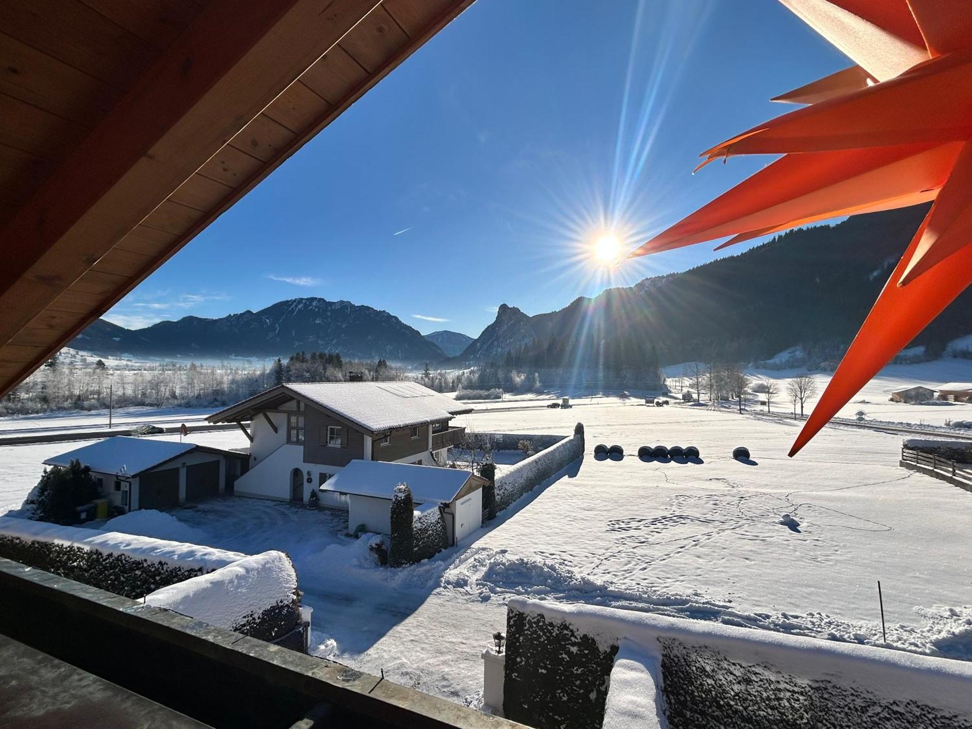 Ferienwohnung Mit Bergblick Унтерамергау Екстериор снимка